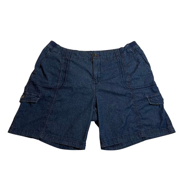 Style & Co. High Rise Cargo Shorts Size 12 Lightweight Casual Vacation Y2K - Picture 1 of 9
